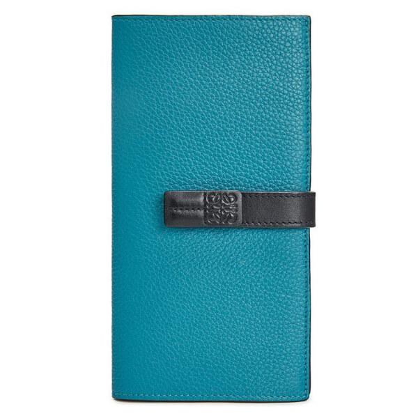 【LOEWE】ロエベ 長財布 偽物 Large Vertical*バイカラーレザー縦型☆7色 124.12.S40